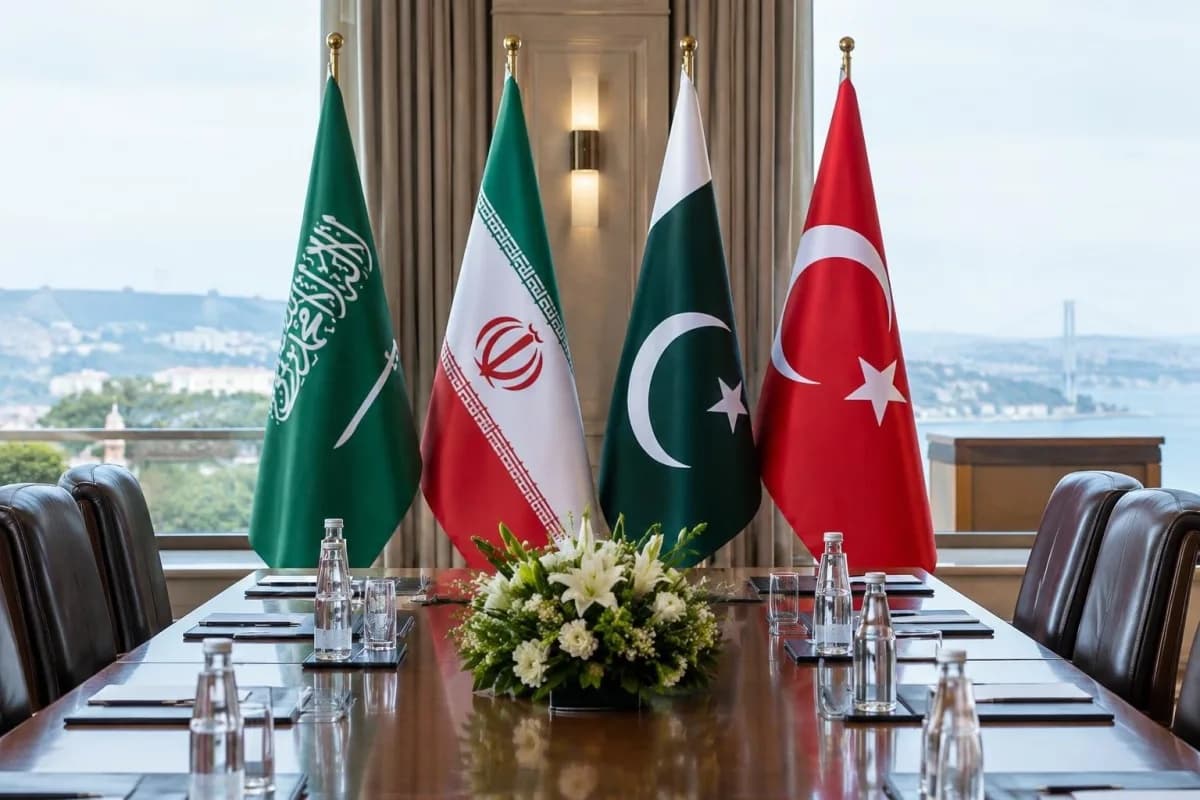 عربستان سعودی، پاکستان و ترکیه با رهبران ایران در تهران دیدار کردند تا تنش‌ها را کاهش دهند.